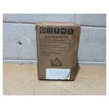 HOMCOM Lighted Christmas Snow Globe with Swirling Glitter, Battery Operated Musical Snow Globe for Holiday, Bronze