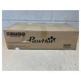 PawHut Elevated Dog Bowls with Storage, 2 Stainless Steel Bowls for Medium Dogs, Gray