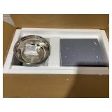 PawHut Elevated Dog Bowls with Storage, 2 Stainless Steel Bowls for Medium Dogs, Gray