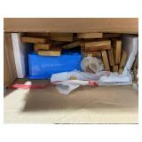 Outsunny Sensory Table 3 in 1 Toddler Water and Sand Table w/ Foldable Umbrella 2 Play Boxes Removable Top, 3-6 Years Old, Teak