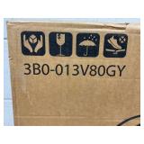 Qaba Easel for Kids, Art Easel w/ Paper Roll, Double Sided Whiteboard & Chalkboard with 2 Storage Boxes