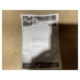 PawHut Raised Pet Feeding Storage Station with 2 Stainless Steel Bowls Base for Large Dogs and Other Large Pets, Gray