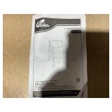 Qaba 2 in 1 Kids Foldable Kitchen Step Stool, Toddler Standing Tower with Chalkboard and Lockable Handrail for Children 3-6 Years Old, White