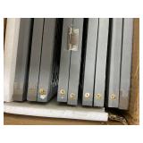 PawHut Large Wooden Rabbit Hutch Small Animal Habitat Enclosure Outdoor Run and Lockable Doors - Gray (Slightly Used)