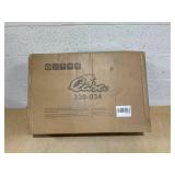 Qaba Kids Wooden Plush Ride-On Rocking Horse Chair Toy with Realistic Sounds Dark Brown/White