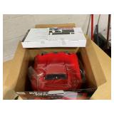 Qaba Mechanic Kids Truck Engine Toy Set, Car Service Play Set, Red