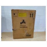 Aosom Dog Bike Trailer with 3 Entrances Large Wheels, Green Medium Sized Dogs