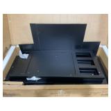 HOMCOM Sideboard Buffet Cabinet, Coffee Bar Cabinet with 2 Doors and Adjustable Shelves, Console Table for Kitchen Entryway Living Room, Black