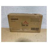 HOMCOM Christmas Tree Collar, Steel Tree Ring Skirt, Home Xmas Decoration for Christmas Tree, 26" x 26" x 9", Bright Silver