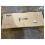 Outsunny 2-Seat Outdoor Porch Swing, with Pivot Storage Table, Cup Holder, & Adjustable Overhead Canopy, Stand