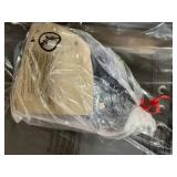 Outsunny 2-Seat Outdoor Porch Swing, with Pivot Storage Table, Cup Holder, & Adjustable Overhead Canopy, Stand