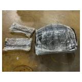 Outsunny Outdoor Rocking Chair Patio Set of 2, Oversized Rocking Papasan Chairs with Cushions for Garden Porch, 265 lbs., Black