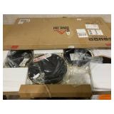 HOMCOM 42.25" Circle Mirror for Wall, Modern Metal Wall Art for Living Room, Bedroom and Dining Room, Gold