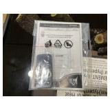 HOMCOM 32" Electric Fireplace with Mantel, Freestanding Heater with LED Log Flame, Shelf and Remote Control, 1400W, Brown