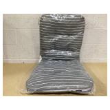 Classic Accessories Outdoor Bench Cushion, Moon Mist, Stripe, 54" W x 18" D x 5" Thick, Outdoor Bench, Bench Cushions, Outdoor Cushions