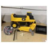 Aosom Caterpillar CAT Licensed Kids Ride on Excavator No Power Construction Vehicles with Manual Shovel, Horn, Hidden Storage (Missing: Part "4" In Manual)