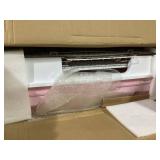 PawHut 2-Level Small Animal Cage Rabbit Hutch with Wheels, Removable Tray, Platform and Ramp for Bunny, Chinchillas, Ferret, Pink