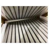 HOMCOM 24"x24" Wood Panels for Wall, 4 Pack Acoustic Panels, Sound Absorbing Slat Wall For Interior Wall Decor, Home, Gray (Maybe Missing Hardware)