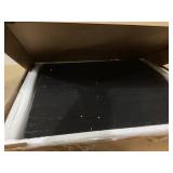 HOMCOM 24"x24" Wood Panels for Wall, 4 Pack Acoustic Panels, Sound Absorbing Slat Wall For Interior Wall Decor, Home, Gray (Maybe Missing Hardware)