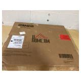 HOMCOM 24"x24" Wood Panels for Wall, 4 Pack Acoustic Panels, Sound Absorbing Slat Wall For Interior Wall Decor, Home, Gray (Maybe Missing Hardware)