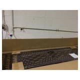 HOMCOM 6 Panel Folding Room Divider Portable Privacy Screen Wave Fiber Room Partition for Home Office Brown