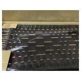 HOMCOM 6 Panel Folding Room Divider Portable Privacy Screen Wave Fiber Room Partition for Home Office Brown