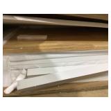 HOMCOM Rolling Kitchen Cart, Kitchen Island with Wood Top, Shelves & Drawers for Dining Area, White