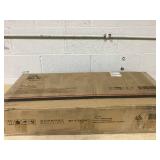 HOMCOM Rolling Kitchen Cart, Kitchen Island with Wood Top, Shelves & Drawers for Dining Area, White