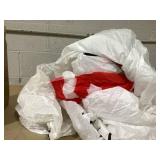 HOMCOM 7 ft Polar Bear and Penguins Christmas Inflatable, LED Lighted Outdoor Holiday Blow Up Yard Decoration (Used)