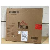 HOMCOM 24"x24" Wood Panels for Wall, 4 Pack Acoustic Panels, Sound Absorbing Slat Wall For Interior Wall Decor, Home, Gray