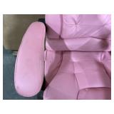 Vinsetto 7-Point Vibrating Massage Office Chair High Back Massaging Office Desk Chair with Lumbar Support, Footrest, Pink