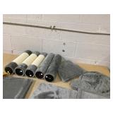 PawHut 102" Cat Tree 5-Tier Floor-to-Ceiling Cat Tower Kitty Activity Center with Scratching Post Play Rest Post Pet Furniture Grey (Missing: "P4, P5, P6" On Manual)