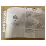 HOMCOM 7 ft Polar Bear and Penguins Christmas Inflatable, LED Lighted Outdoor Holiday Blow Up Yard Decoration