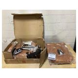 Vinsetto 7-Point Vibrating Massage Office Chair High Back Massaging Office Desk Chair with Lumbar Support, Footrest, Light Brown (Maybe Missing Hardware. Attempted To Assemble)