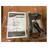 Vinsetto 7-Point Vibrating Massage Office Chair High Back Massaging Office Desk Chair with Lumbar Support, Footrest, Light Brown (Maybe Missing Hardware. Attempted To Assemble)