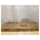 HOMCOM Modern TV Stand, Entertainment Center with Shelves and Cabinets for Flatscreen TVs up to 60" for Bedroom, Living Room, Coffee