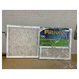 LOT OF 2 Filtrete 21x21x1 Filters