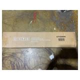 Trash Can Fence, 48" L x 49" H Air Conditioner Screen Privacy Fence with 3 Metal Ground Stakes, Vinyl Privacy Screens for Garden, Patio & Lawn (Black)