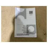 Trash Can Fence, 48" L x 49" H Air Conditioner Screen Privacy Fence with 3 Metal Ground Stakes, Vinyl Privacy Screens for Garden, Patio & Lawn (Black)