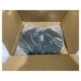 HOMCOM 41" H Bar Height Round Bar Table, Rustic Industrial Pub Table, Elm Wood Top Bistro Table with Metal Base