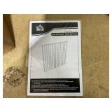 HOMCOM 24"x24" Wood Panels for Wall, 4 Pack Acoustic Panels, Sound Absorbing Slat Wall For Interior Wall Decor, Home, Gray