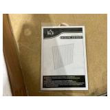 HOMCOM 24"x24" Wood Panels for Wall, 4 Pack Acoustic Panels, Sound Absorbing Slat Wall For Interior Wall Decor, Home, Gray