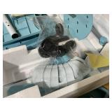 Qaba Adjustable Kids Desk and Chair Set with Tilt Desktop & Storage, Blue