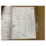 HOMCOM 3-In-1 Entryway Bench with Coat Rack, Hall Tree with Bench and Shoe Storage, 5 Hooks for Hallway Cream White (Missing: Part "F" In Manual)