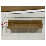 HOMCOM 3-In-1 Entryway Bench with Coat Rack, Hall Tree with Bench and Shoe Storage, 5 Hooks for Hallway Cream White (Missing: Part "F" In Manual)