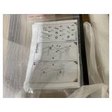 HOMCOM 46"L x 28"W Garage Table with X Bar Support and Natural Tabletop, Natural/Black (Missing Hardware)