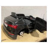 Aosom 2V Kids Electric Ride On Car, Licensed Audi E-tron with Seat, Remote, COLOR IS BLACK (Not Tested. Missing Remote)