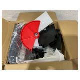 HOMCOM Rolling Creeper Garage Stool, 300 LBS Capacity Mechanic Stool with 360° Wheels, Tool Tray, Adjustable Height, Black