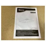 Outsunny 5 ft. x 8 ft. Dark Gray Grill Gazebo Canopy Replacement Cover Only