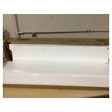 HOMCOM Accent Floor Storage Cabinet Kitchen Pantry with Adjustable Shelves and 2 Lower Doors, White